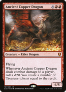 Ancient Copper Dragon (CLB-161) - Commander Legends: Battle for Baldur's Gate Foil