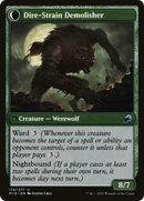 Burly Breaker // Dire-Strain Demolisher (MID-174) - Innistrad: Midnight Hunt: (Double Faced Transform)