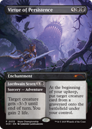 Virtue of Persistence // Locthwain Scorn (GAME-035) - Store Championships: (enchantment) (Borderless) Foil