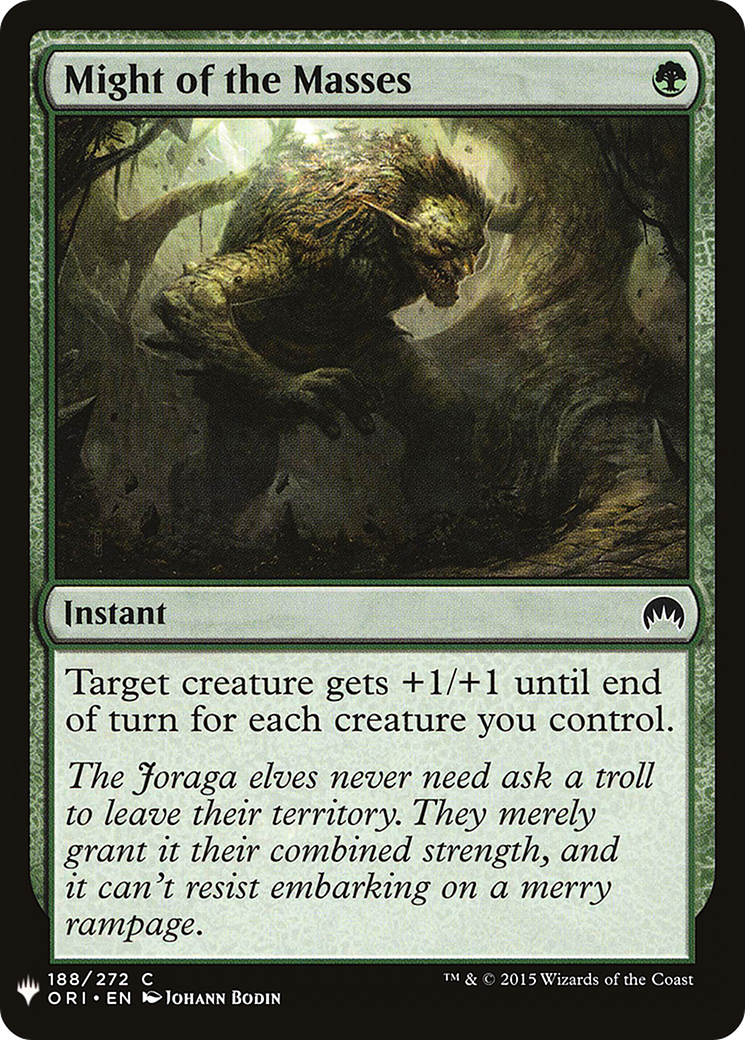 Might of the Masses (LIST-ORI-188) - The List