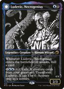 Ludevic, Necrogenius // Olag, Ludevic's Hubris (MID-320) - Innistrad: Midnight Hunt: (Showcase, Double Faced Transform) Foil