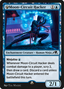 A-Moon-Circuit Hacker (NEO-A-67) - Kamigawa: Neon Dynasty: (enchantment)