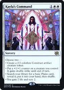 Kayla's Command (PRE-09S) - The Brothers' War Promos Foil