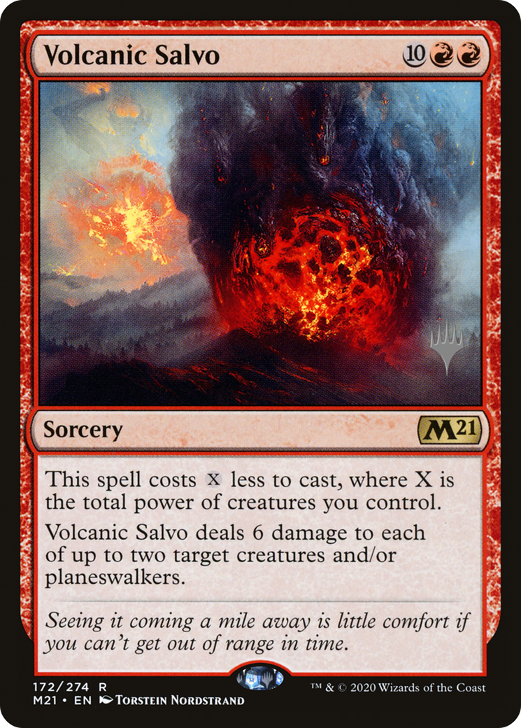 Volcanic Salvo (PPM21-172P) - Core Set 2021 Promos