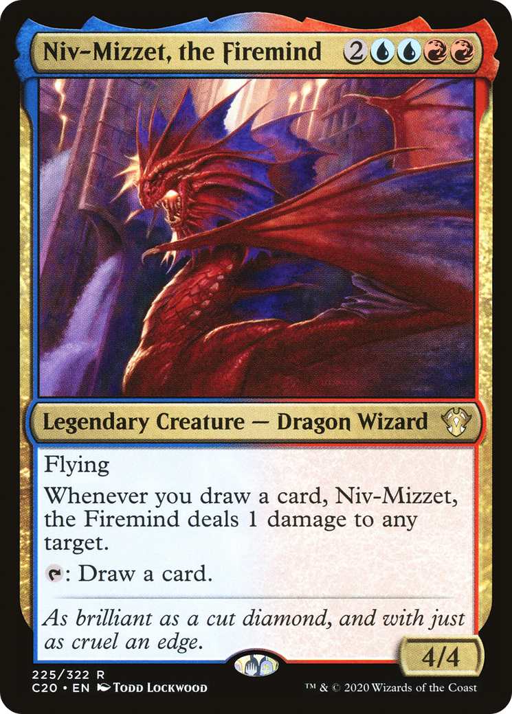 Niv-Mizzet, the Firemind (C20-225) - Commander 2020