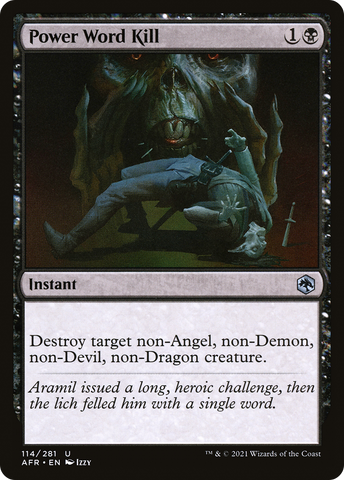 Power Word Kill (AFR-114) - Adventures in the Forgotten Realms Foil