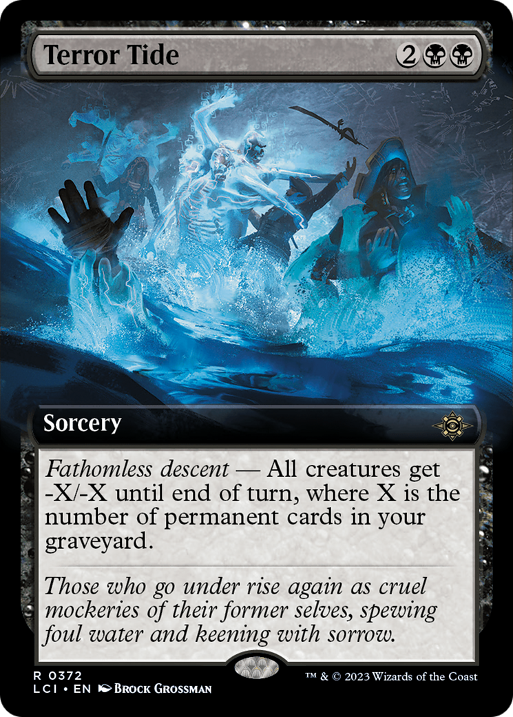 Terror Tide (LCI-372) - The Lost Caverns of Ixalan: (Extended Art) Foil