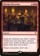 Disrupt Decorum (C17-025) - Commander 2017