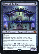 Blade of the Oni (PRE-89S) - Kamigawa: Neon Dynasty Promos Foil
