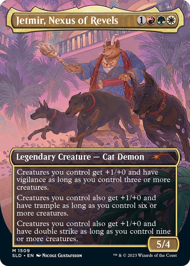 Jetmir, Nexus of Revels // Jetmir, Nexus of Revels (SLD-1509) - Secret Lair Drop (Borderless) Foil