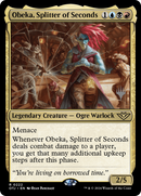Obeka, Splitter of Seconds (PPOTJ-222) - Outlaws of Thunder Junction Promos