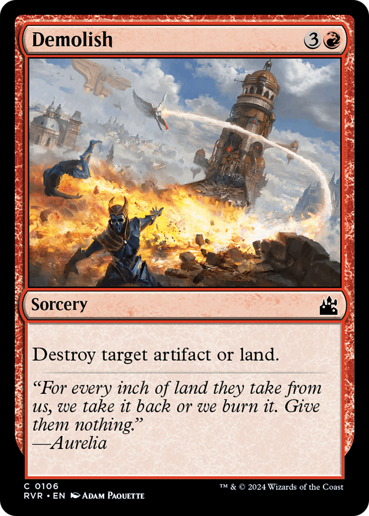 Demolish (RVR-106) - Ravnica Remastered Foil