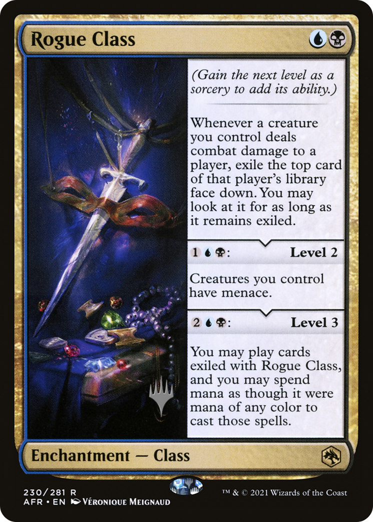 Rogue Class (PPAFR-230P) - Adventures in the Forgotten Realms Promos Foil