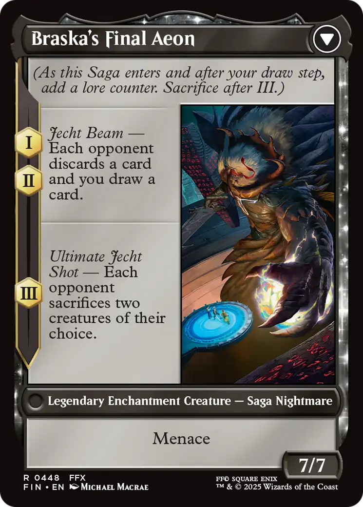 Jecht, Reluctant Guardian // Braska's Final Aeon (FIN-448) - FINAL FANTASY: (enchantment, Extended Art)