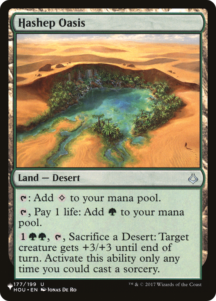 Hashep Oasis (LIST-HOU-177) - The List