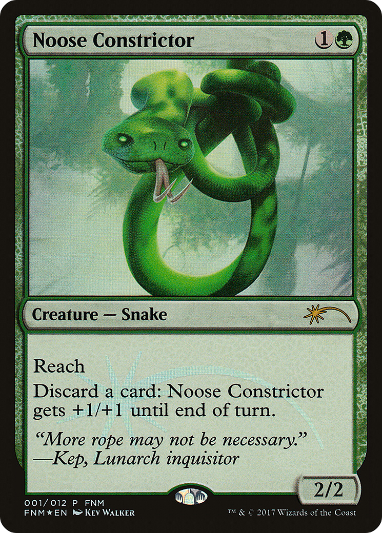 Noose Constrictor (FNM-001) - Friday Night Magic 2017 Foil