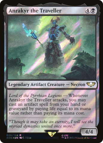 Anrakyr the Traveller (40K-28★) - Warhammer 40,000 Commander Foil