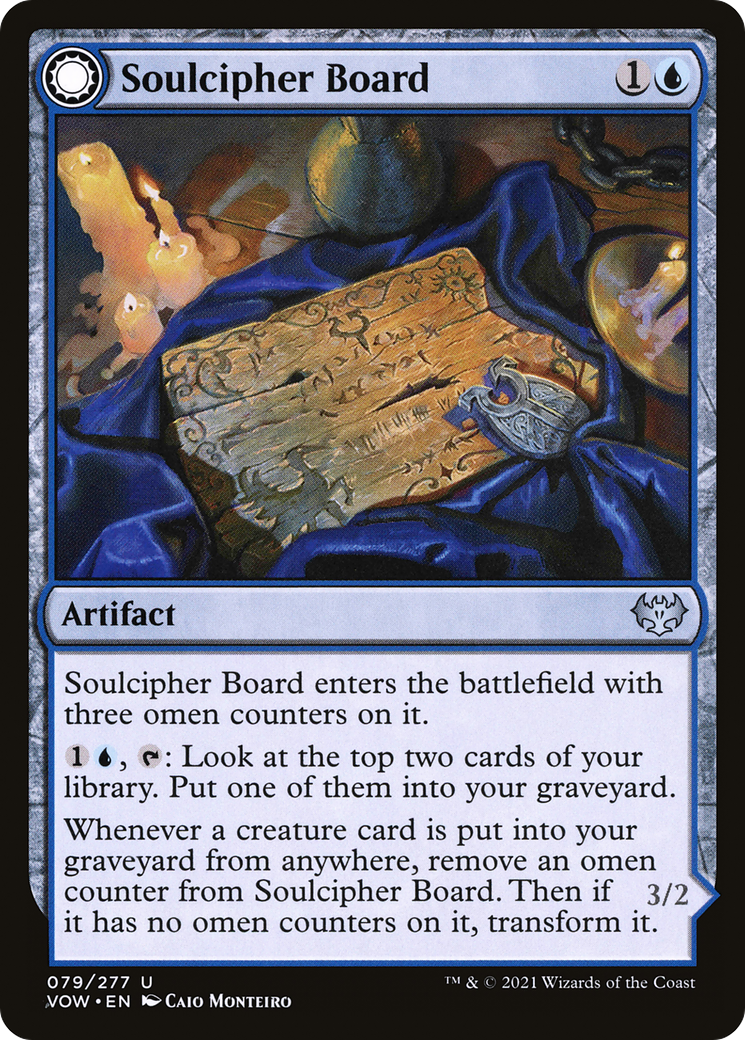 Soulcipher Board // Cipherbound Spirit (VOW-079) - Innistrad: Crimson Vow: (Double Faced Transform) Foil