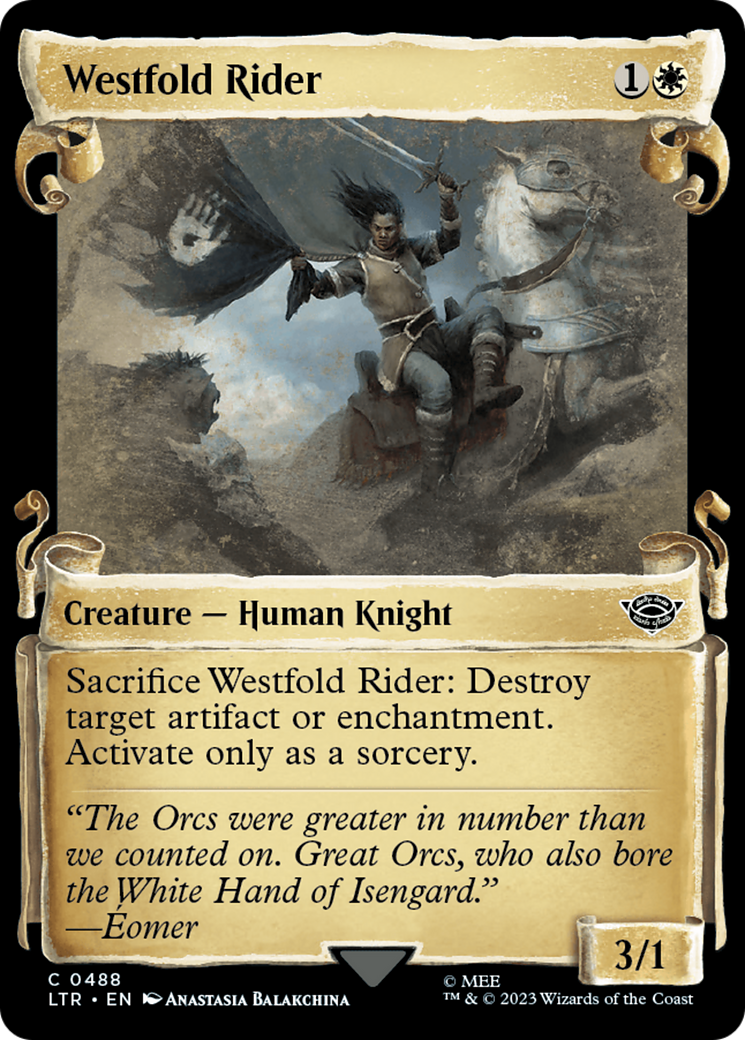 Westfold Rider (LTR-488) - The Lord of the Rings: Tales of Middle-earth: (Showcase)