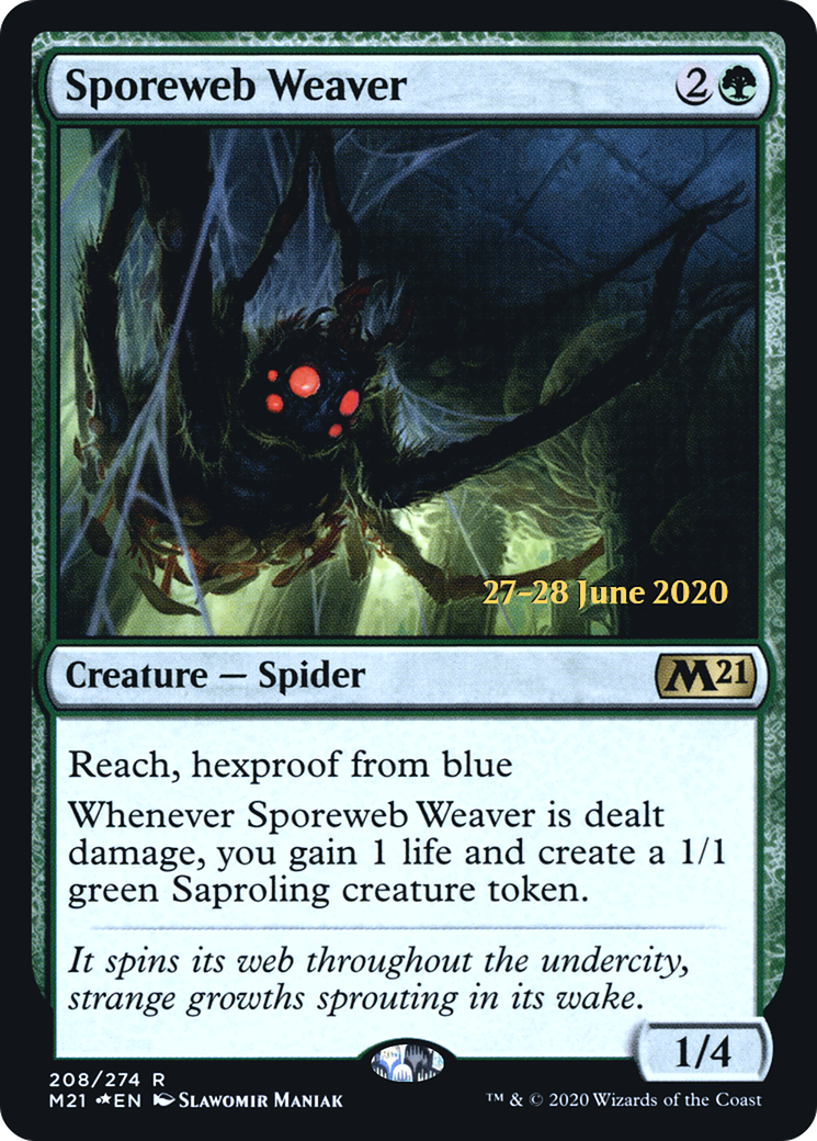 Sporeweb Weaver (PRE-208S) - Core Set 2021 Promos Foil