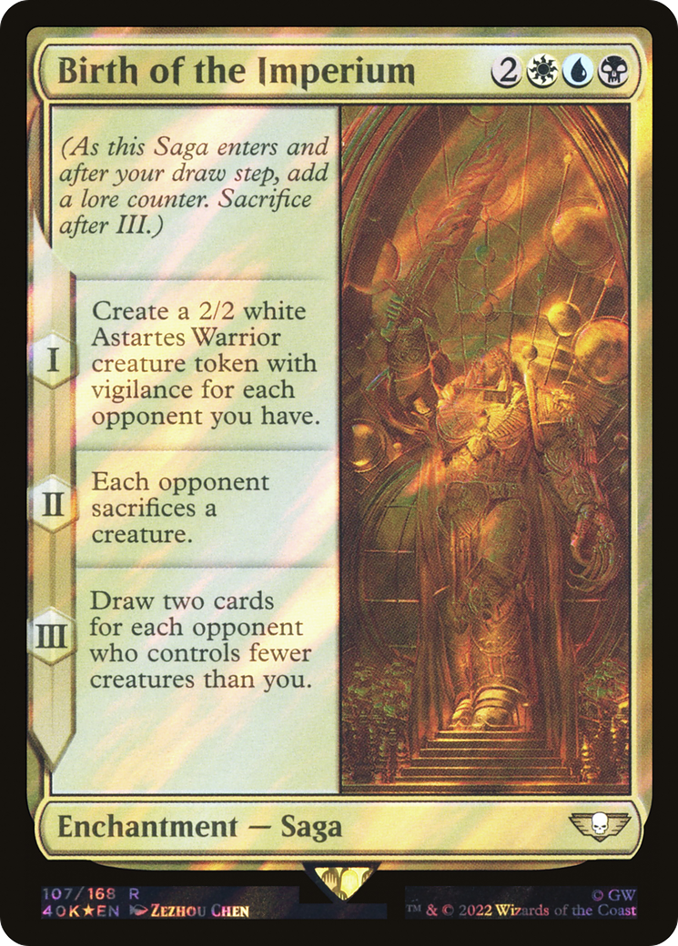 Birth of the Imperium (40K-107★) - Warhammer 40,000 Commander Foil