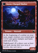 Reckless Stormseeker // Storm-Charged Slasher (PRE-157S) - Innistrad: Midnight Hunt Promos: (Double Faced Transform) Foil