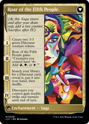 Huatli, Poet of Unity // Roar of the Fifth People (LCI-339) - The Lost Caverns of Ixalan (Borderless) Foil