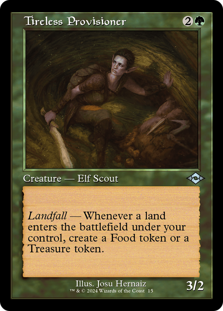 Tireless Provisioner (Retro Frame) (MH2-015) - Modern Horizons 2 Timeshifts Foil