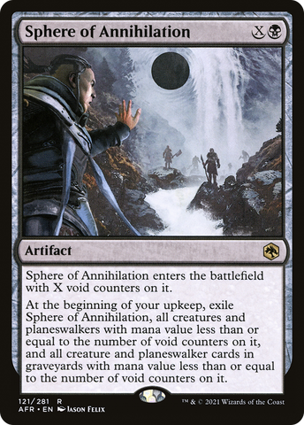 Sphere of Annihilation (AFR-121) - Adventures in the Forgotten Realms Foil