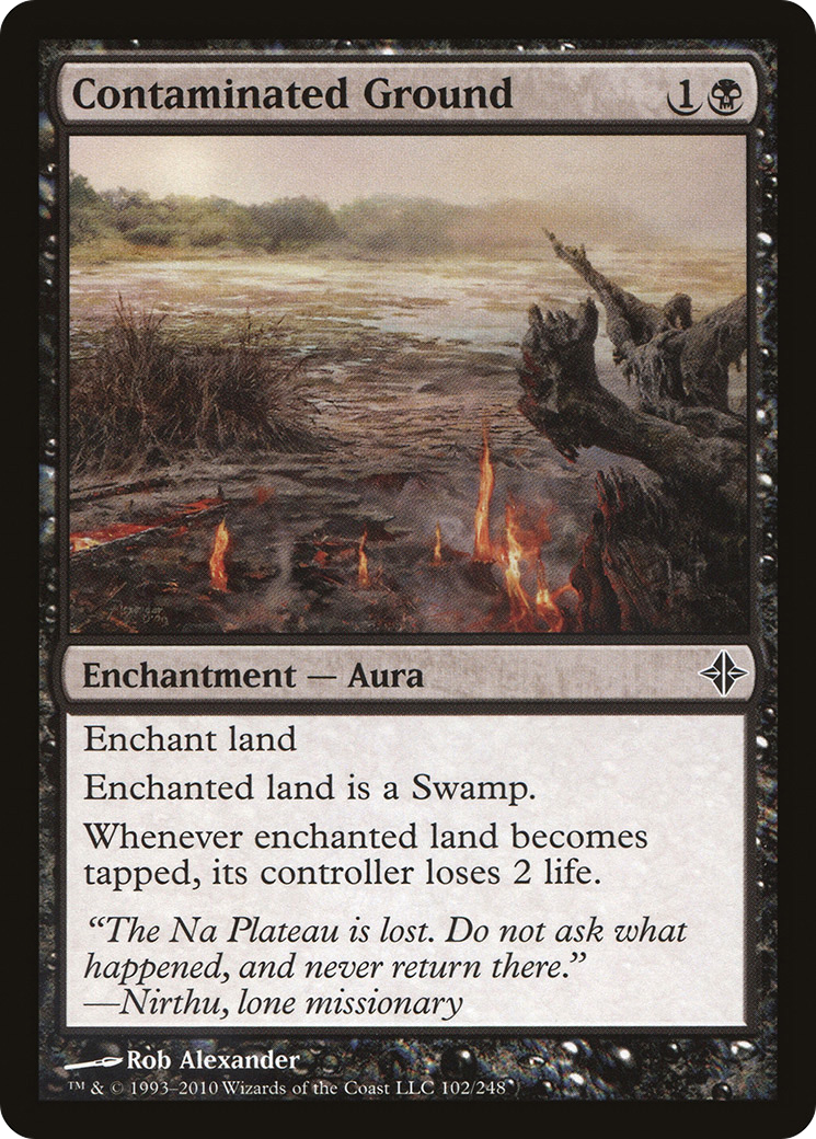 Contaminated Ground (ROE-102) - Rise of the Eldrazi