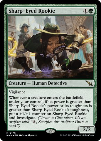 Sharp-Eyed Rookie (MKM-176) - Murders at Karlov Manor