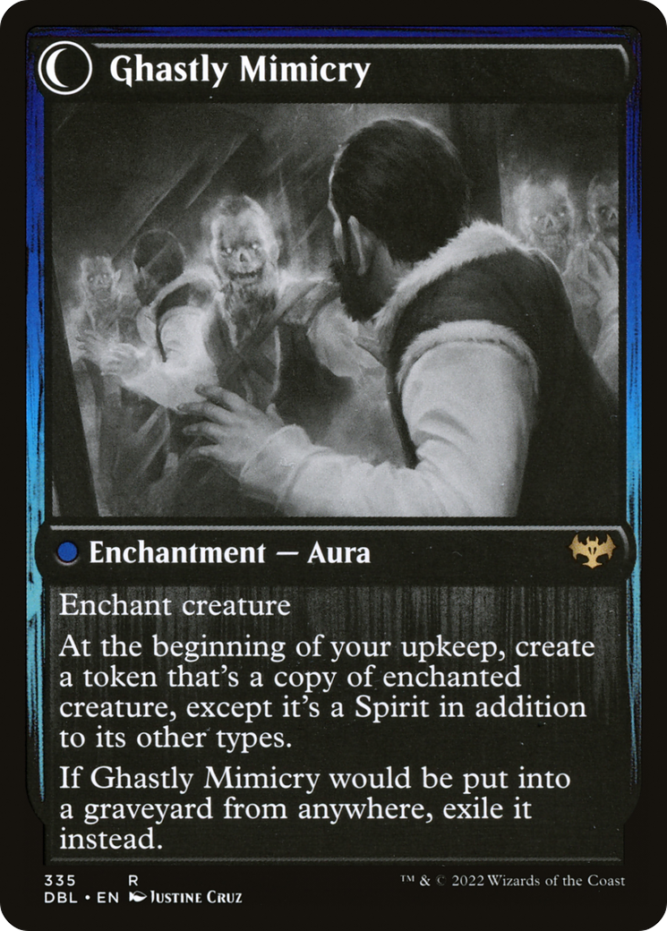 Mirrorhall Mimic // Ghastly Mimicry (DBL-335) - Innistrad: Double Feature: (Double Faced Transform)