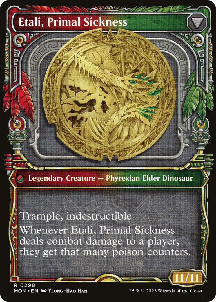 Etali, Primal Conqueror // Etali, Primal Sickness (MOM-298) - March of the Machine: (Showcase) Foil