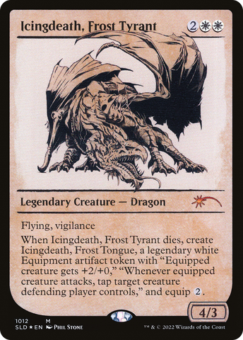 Icingdeath, Frost Tyrant (SLD-1012B) - Secret Lair Drop: (Showcase) Foil