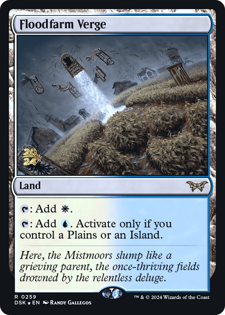 Floodfarm Verge (PRE-259) - Duskmourn: House of Horror Promos Foil