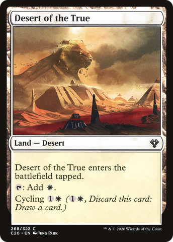 Desert of the True (C20-268) - Commander 2020