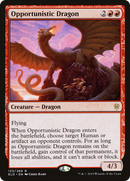 Opportunistic Dragon (ELD-133) - Throne of Eldraine Foil