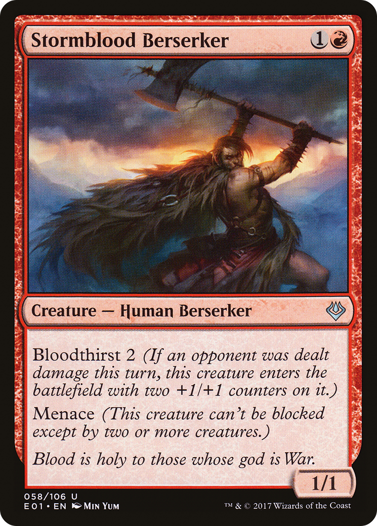 Stormblood Berserker (AC2-058) - Archenemy: Nicol Bolas