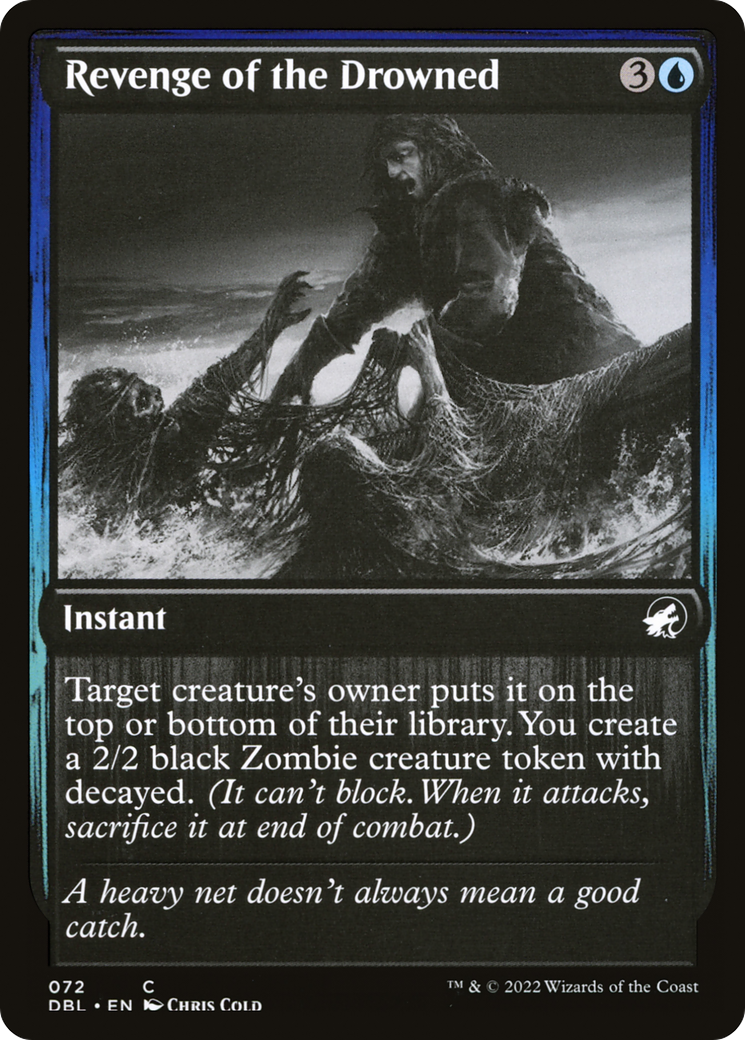 Revenge of the Drowned (DBL-072) - Innistrad: Double Feature Foil