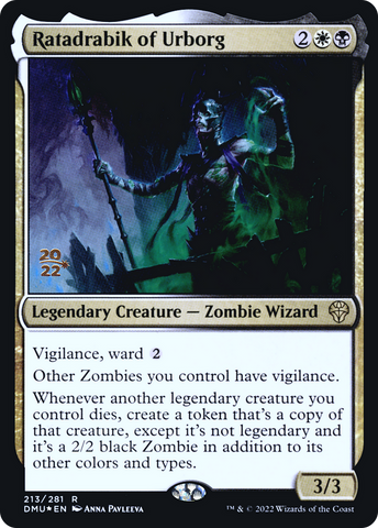 Ratadrabik of Urborg (PRE-213S) - Dominaria United Promos Foil