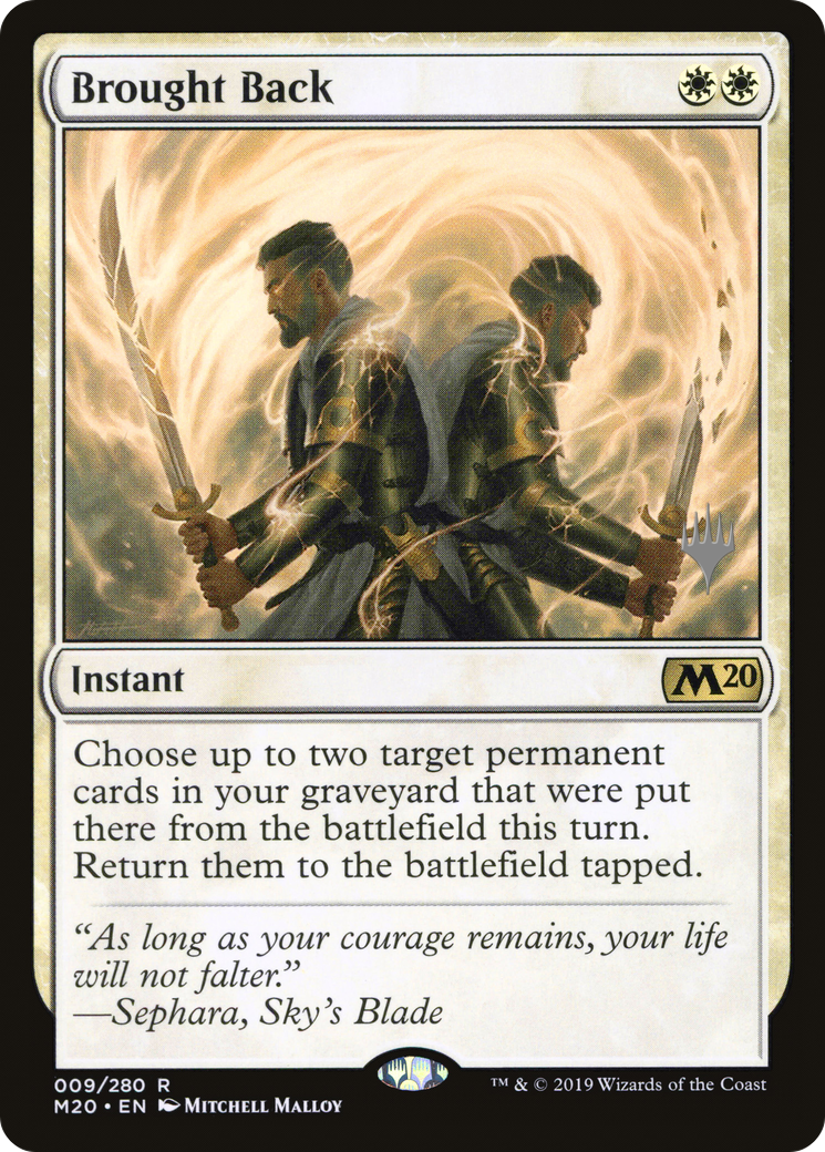 Brought Back (PPM20-009) - Core Set 2020 Promos Foil