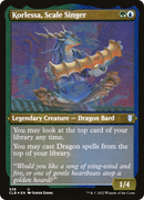 Korlessa, Scale Singer (CLB-538) - Commander Legends: Battle for Baldur's Gate Etched Foil