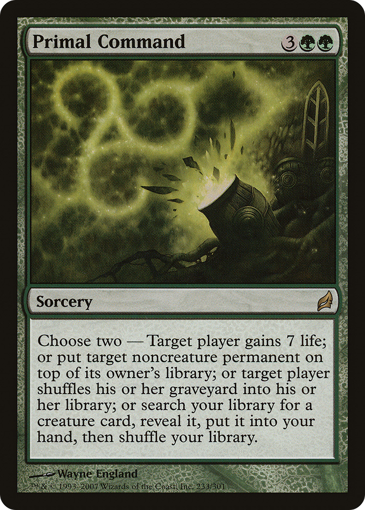 Primal Command (LRW-233) - Lorwyn Foil
