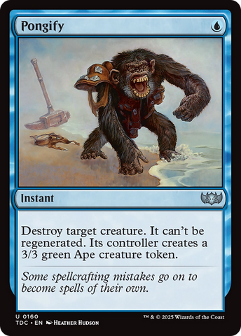 Pongify (TDC-160) - Commander: Tarkir: Dragonstorm