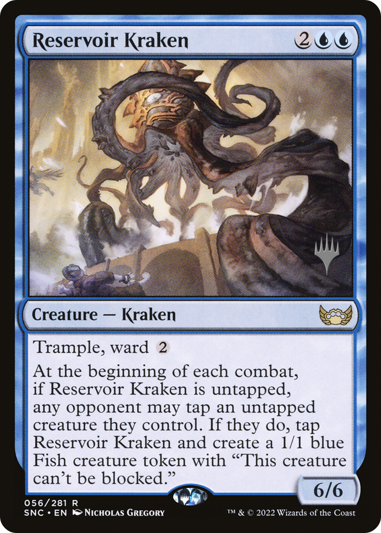Reservoir Kraken (PPSNC-056) - Streets of New Capenna Promos Foil