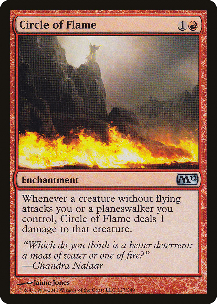 Circle of Flame (M12-127) - Magic 2012 Foil