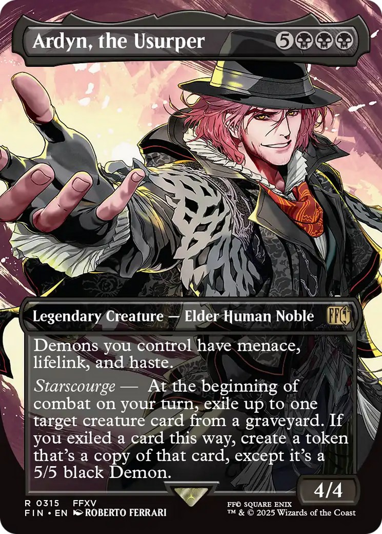 Ardyn, the Usurper (Borderless) (0315) (FIN-315) - FINAL FANTASY (Borderless) Foil