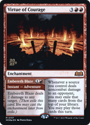 Virtue of Courage // Embereth Blaze (PRE-157) - Wilds of Eldraine Promos Foil