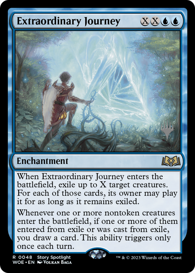 Extraordinary Journey (PPWOE-48P) - Wilds of Eldraine Promos Foil