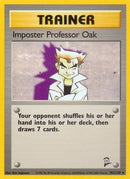 Imposter Professor Oak (102/130) [Base Set 2]